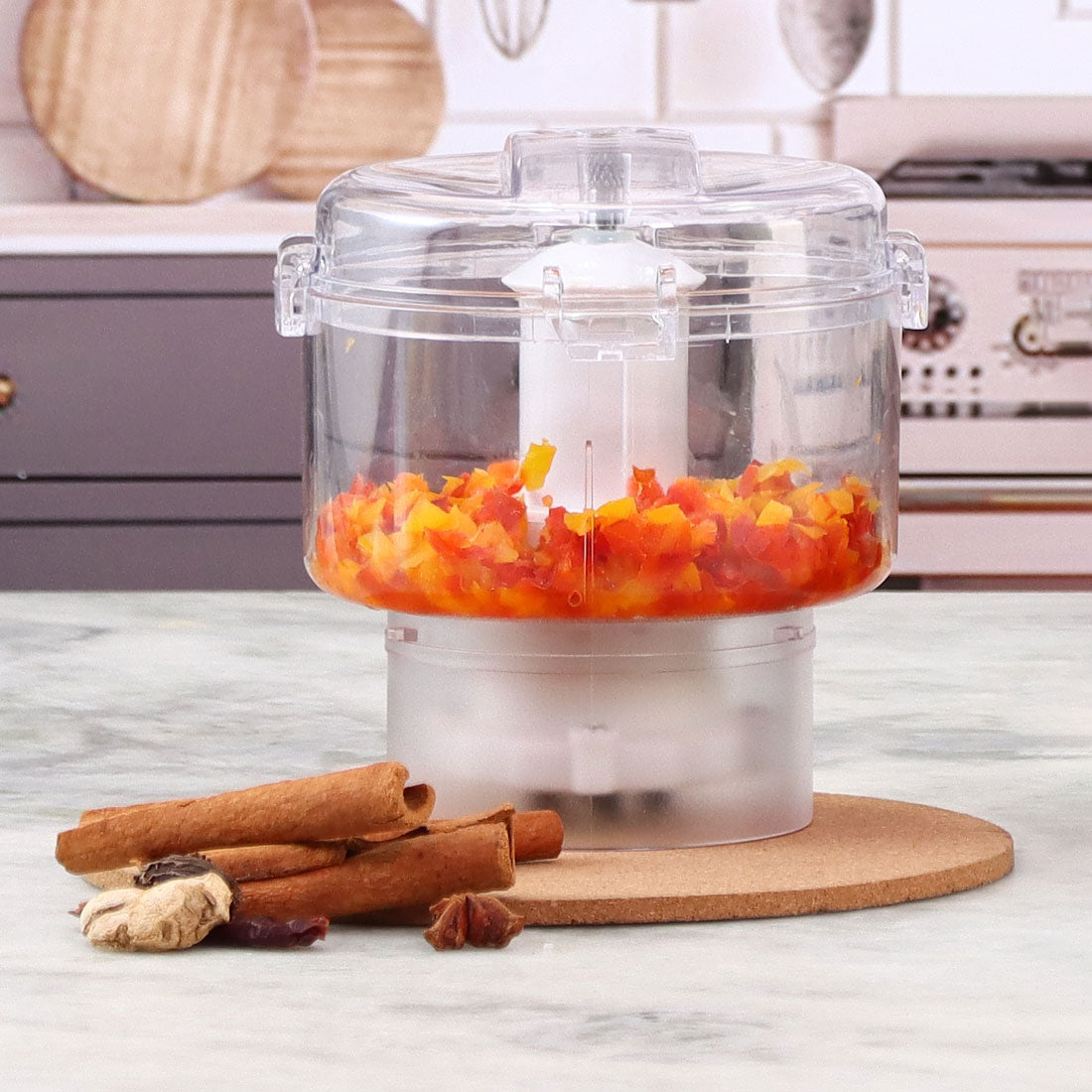Nutri-blend Juicer, Mixer, Grinder, Smoothie Maker & Chopper | Complete Kitchen Machine | 22000 RPM Blender, Chopper, Juicer | 500W 100% Full Copper Motor | SS Blades | 4 Unbreakable Jars | 2 Years Warranty | Recipe Book By Chef Sanjeev Kapoor | Champagne